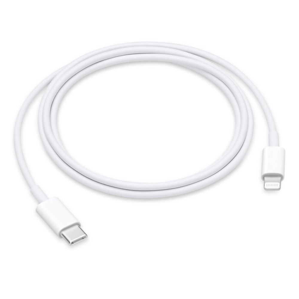 With Charger Box Apple USB-C to Lightning Cable (1m)